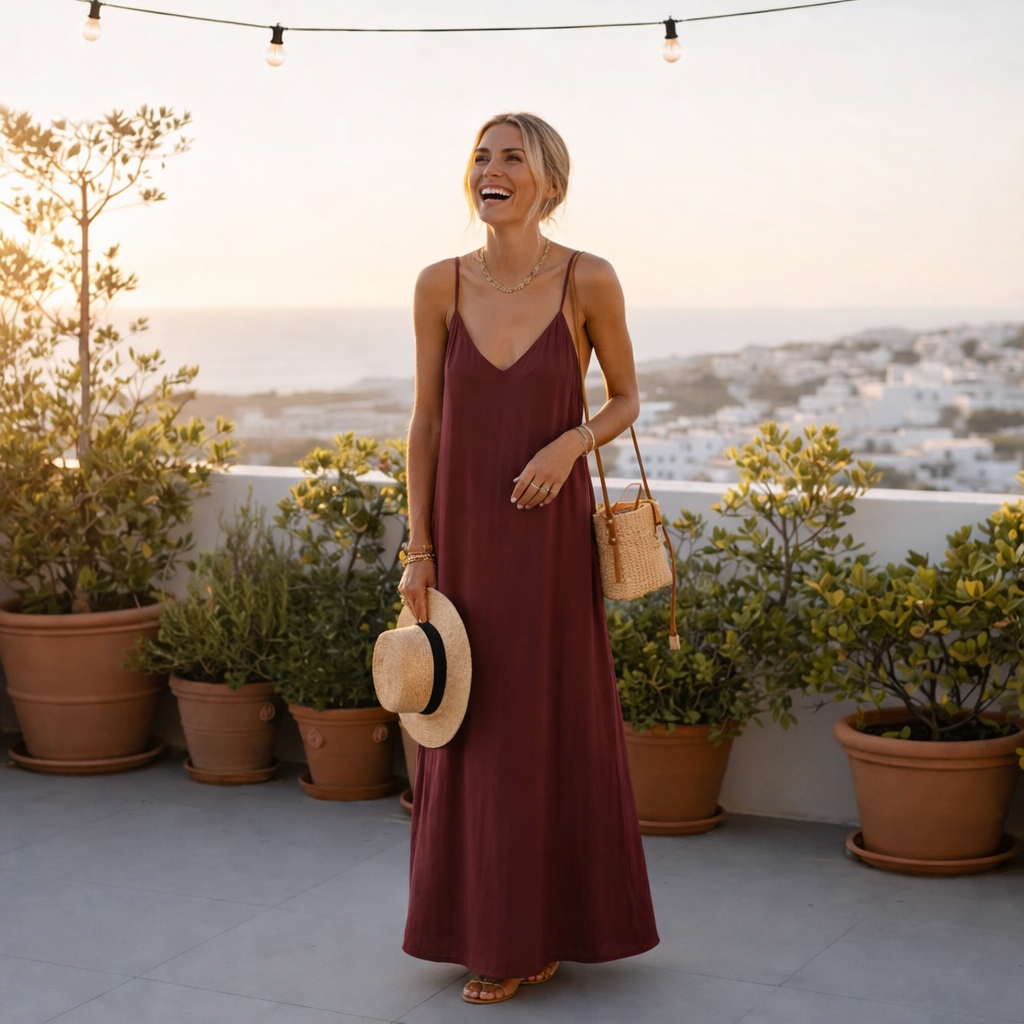 Velorii™ FlowBack Maxi Dress